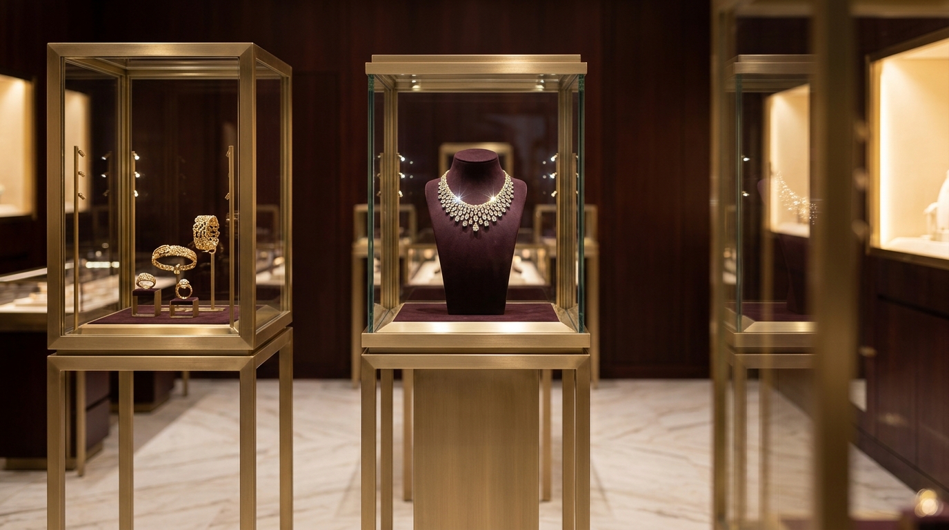High-Security Jewellery Display Vitrines