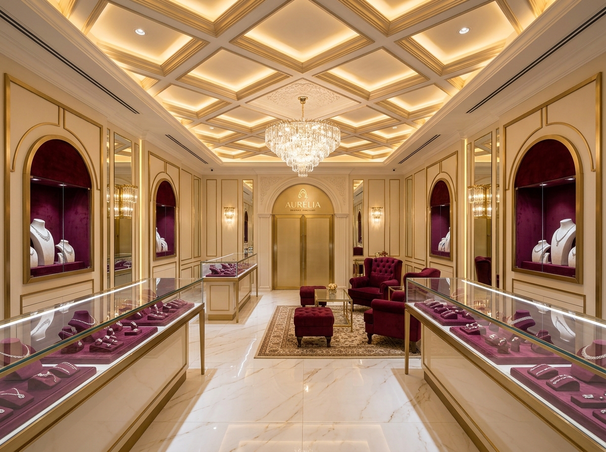 POSHQ Bespoke Jewellery Boutique Interior